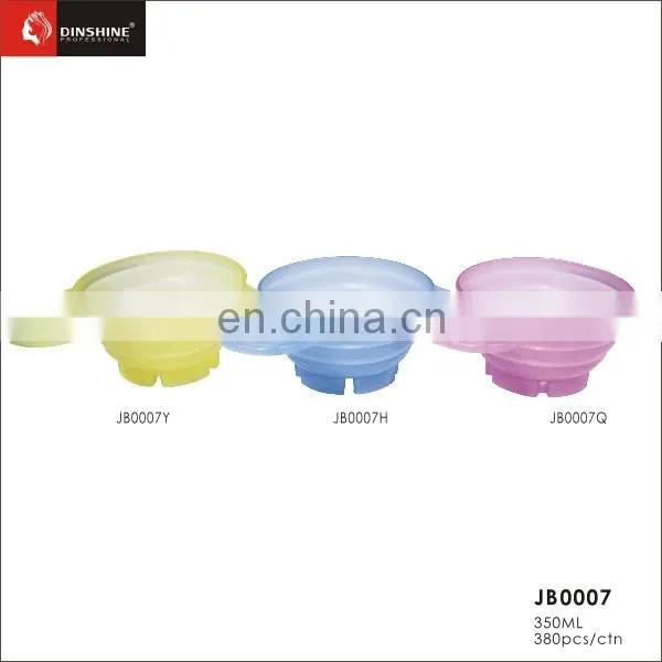 Hair salon transparent plastic tinting bowl