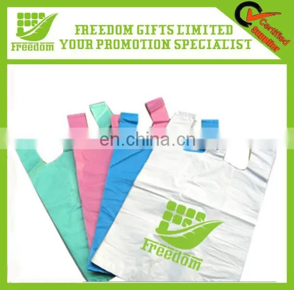 Promotional Logo Printed Packaging Shopping Bag Plastic Bag