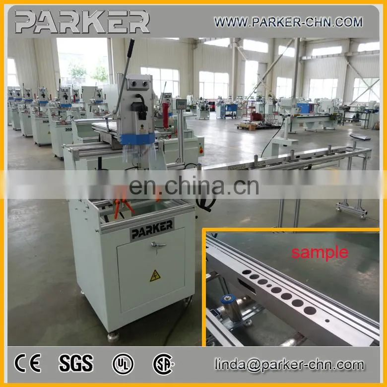 Spare parts service aluminium punching machine for window door production