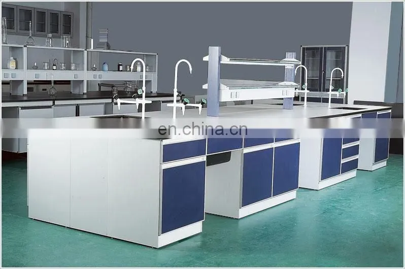 Laboratory equipment science lab furniture with steel structure