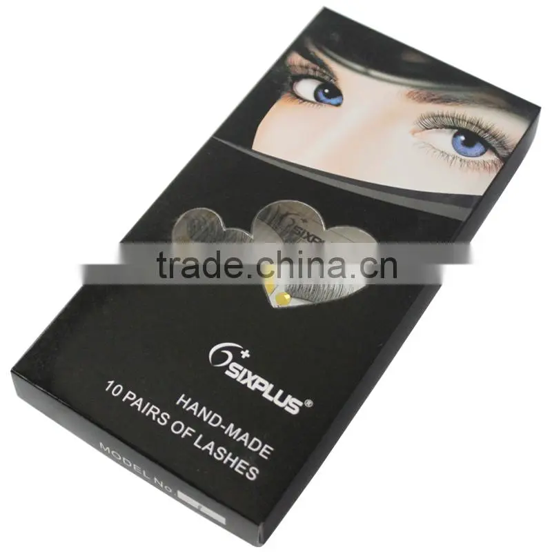 100% Humen hair false eyelashes private label false eyelashes false eyelashes box