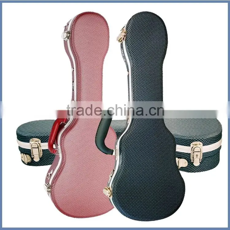 Metal material hard aluminum ukulele guitar case