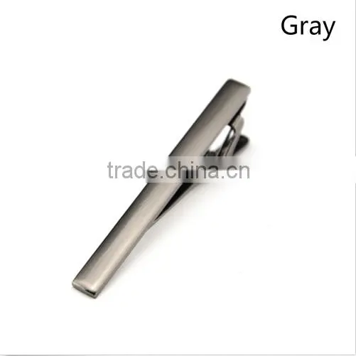 Charm Man Necktie Tie Clasps Clip Pin Bar Multi-Color Wedding Stainless Steel