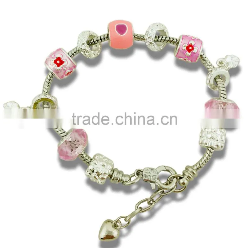 MNP128 handmade bracelets European bead bracelet