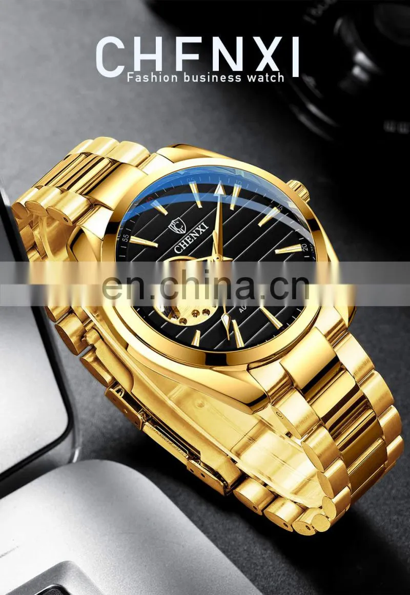 CHENXI 8806 Men Mechanical Automatic Watch Stainless Steel Sport Waterproof Mechanical Watches