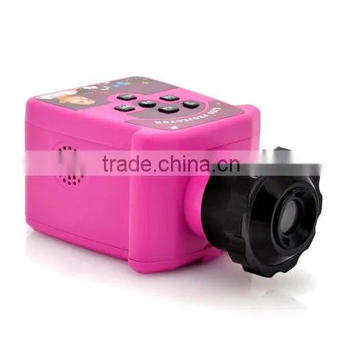 Portable Projector,Mini Cartoon Projector For Kids Learning Children Educational
