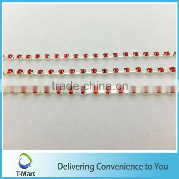 cadeia de strass cristal decorativo atacado corte