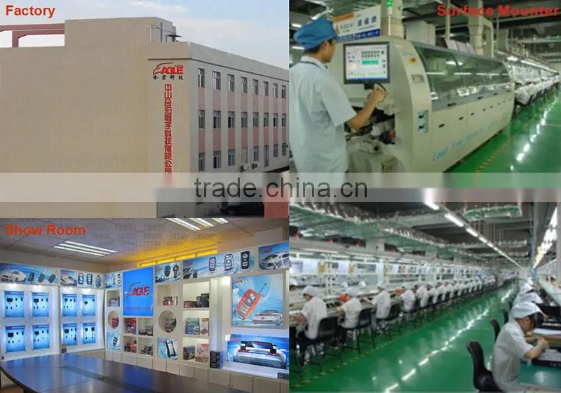 Two way car alarm system manual with LCD warning dispaly, up to 2000 meters