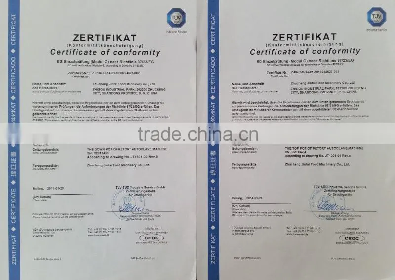 steam or water used single pot sterilization machine