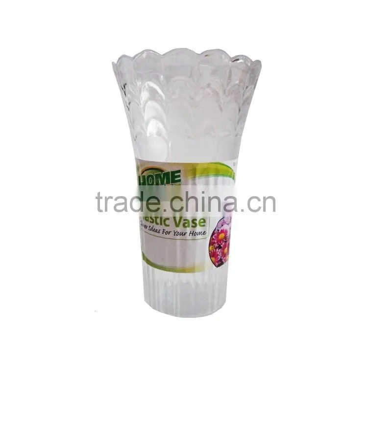2016 New Gorgeous Tall Bulk Plastic Vases For Home Decoration