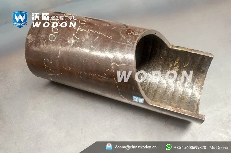 chrome carbide cladding chromium plate Scrolled abrasion elbow and pipe