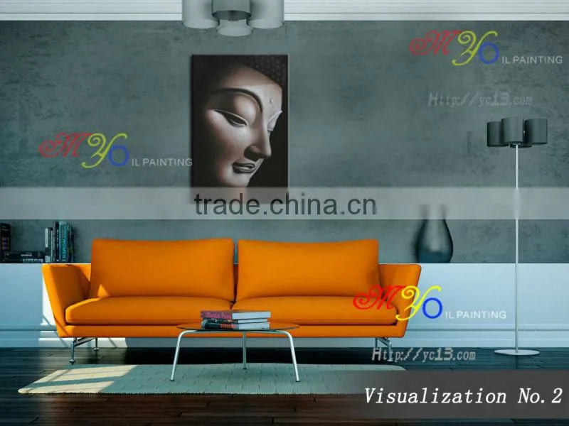NEW impression buddha handmade oil painting on canvas home decor