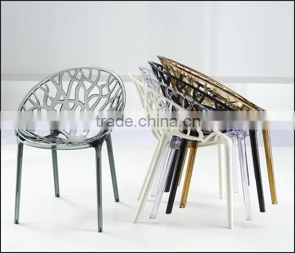 PC plastic design crystal chair
