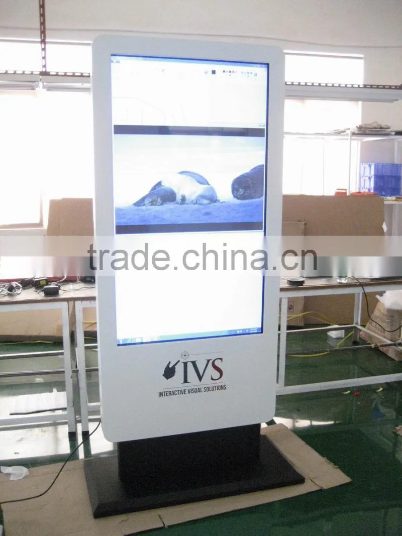 Windows Pc Core I3 Ir Multi Touch Screen Led Monitor Advertising Totem Digital Advertising Display Indoor Kiosks For Malls