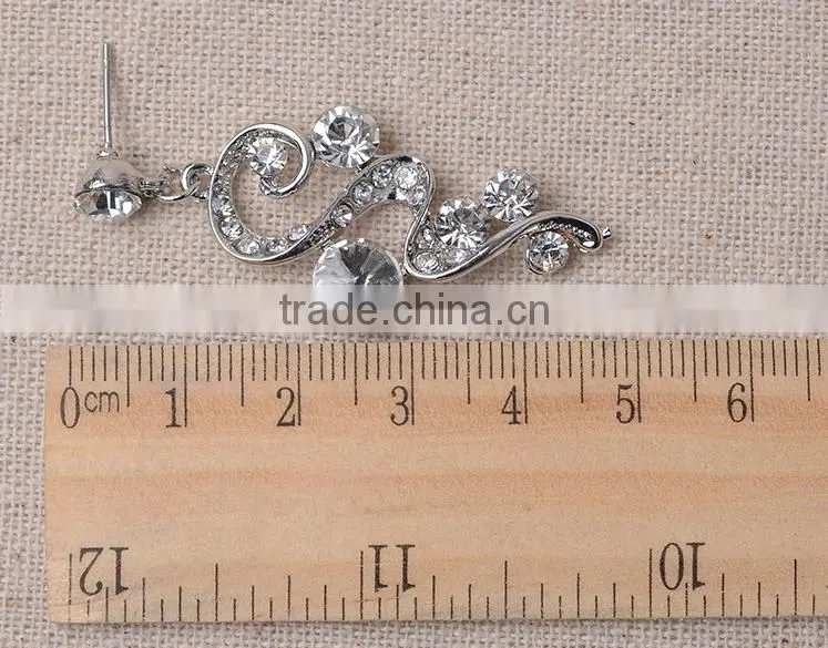 New Wedding Bride Rhinestone Crystal Necklace Set Wholesale