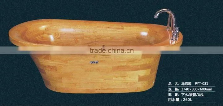 wooden Zantedeschia wooden bathtub