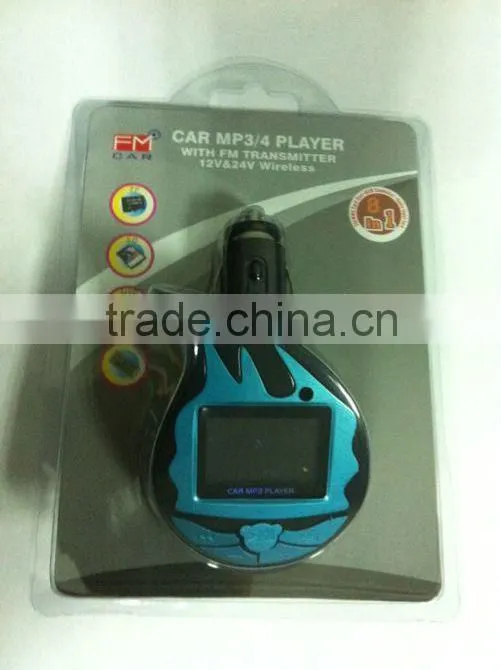 Fashion design Instructions Car MP3 Player USB with FM Transmitter Support SD/MMC/Flash Disk