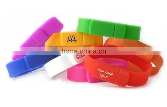 OEM/ODM silicone usb bracelet 1gb,2gb,4gb,8gb,16gb,32gb usb stick,wholesale usb flash drives,bulk buy from china