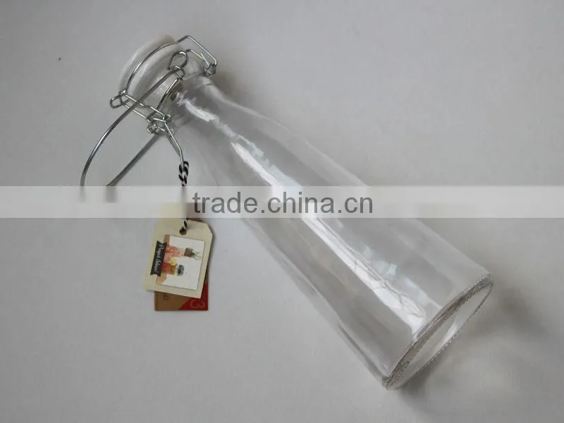 slim bottle glass jars with lids for jam/sauce