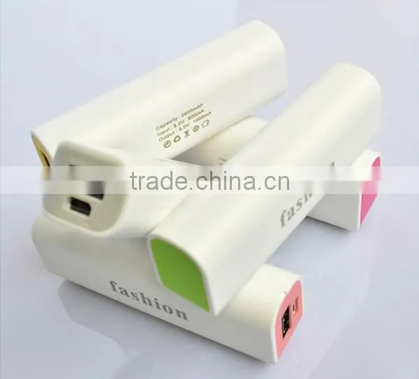 free logo 2600mah mini lipstick power bank
