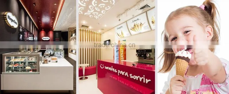 Yiwu factory ice cream maker for restaurant for supermarket use