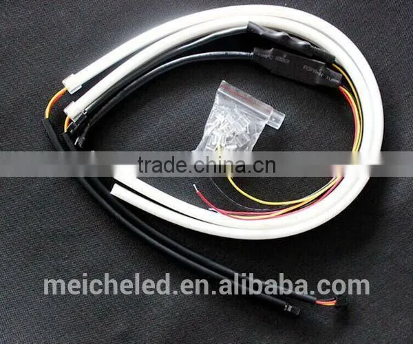 Wholesale 12V 45CM 60CM LED Light soft article lamp , LED Flexible DRL ,Double colors DRL