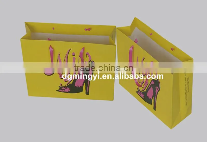 Wholesale fancy paper bag,handle paper bag