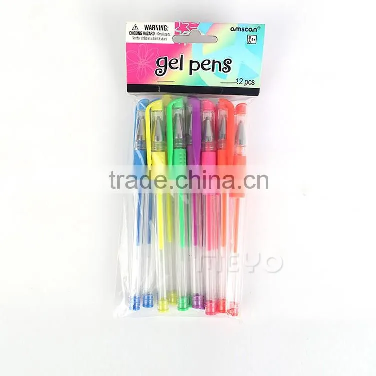 Multicolor scented gel ink pen