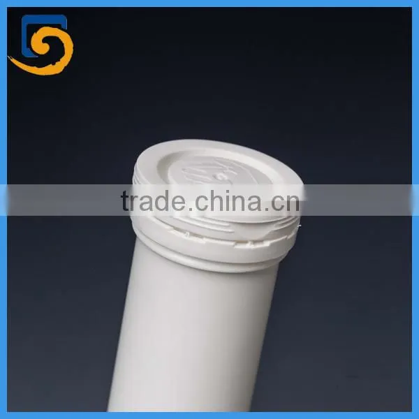 Effervescent tablet tube plastic container packaging for vitamin C
