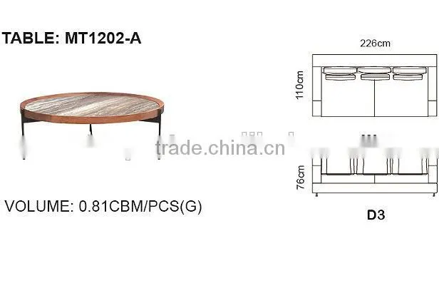 2015 Modern Design leather sofa Top Grain Leather furniture living room MS1205