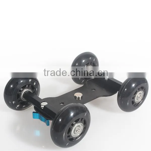 Super Mute Camera Video DSLR Movie Track Skater Dolly Skater Table Top Dolly Skater