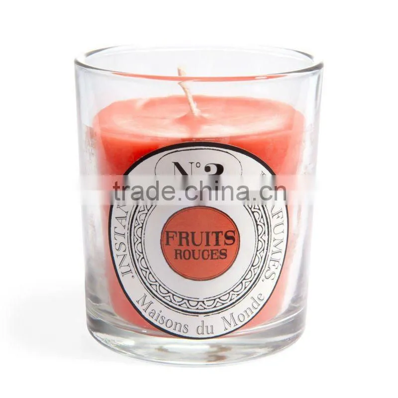 Lotus candle, Scent candle glass