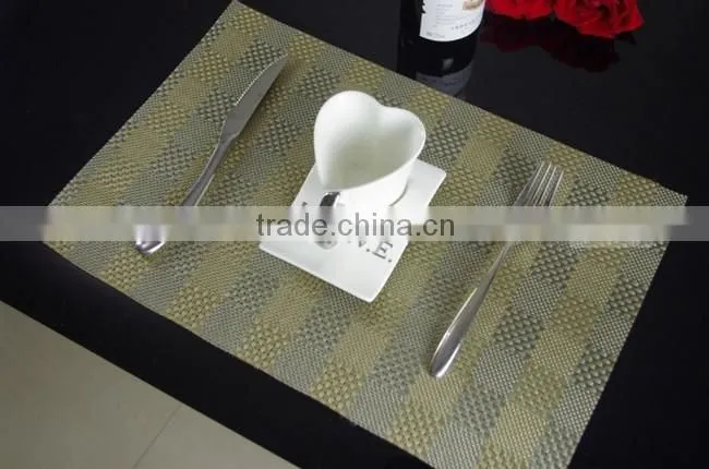 custom plaid table mat