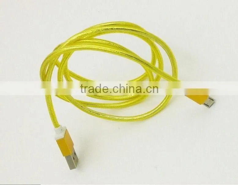 Factory Wholesale Weave Fast Charging 1M USB Data Cable for IPHONE 6 PLUS 6G 5S 5G 5