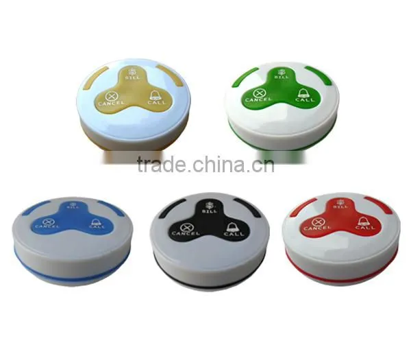 Restaurant transmitter and receiver wireless pager system K-2000AT+H3