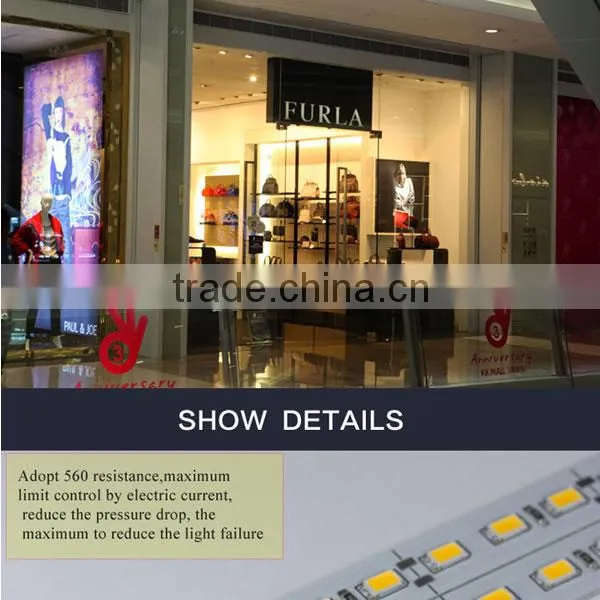 Warm White DC12V SMD5630 60leds rigid LED Strip Light IP33