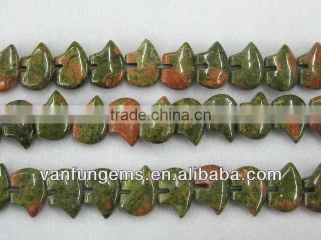 Hot-seller carved white turquoise bear beads nacklace for wholesale gems