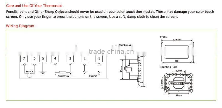 Top Selling High Quality Adjustable Thermostat,honeywell thermostat