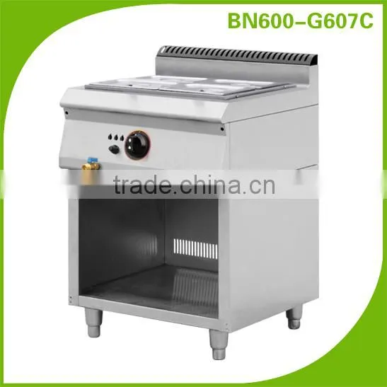 (BN600-G607) Cosbao stainless steel gas bain marie catering equipment, kitchen equipment, food equipment