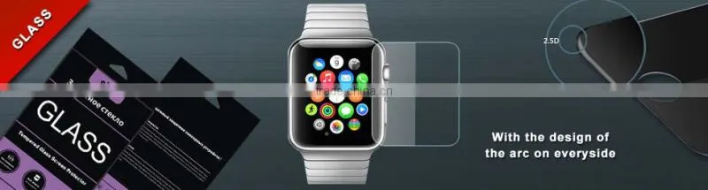 New products 3D Full Cover Ainy Tempered Glass Screen Protector For Apple Watch 42mm