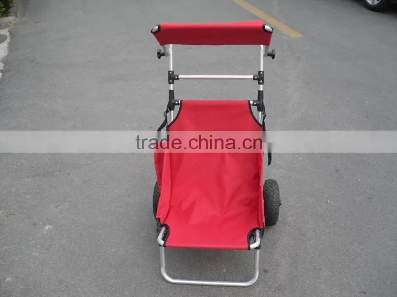 Beach fishing chair trolley with wheels,hand trolley