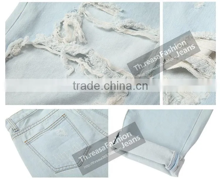 Best selling Hollow Out Hole brands Jean Pants For Women Boy Friend European Pattern Loose Clothing womens jeans wholesale china