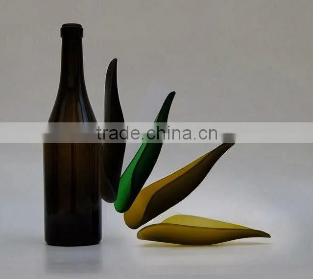 2015 New Products Creative Handmade Colored Glass Plate for wedding centerpieces