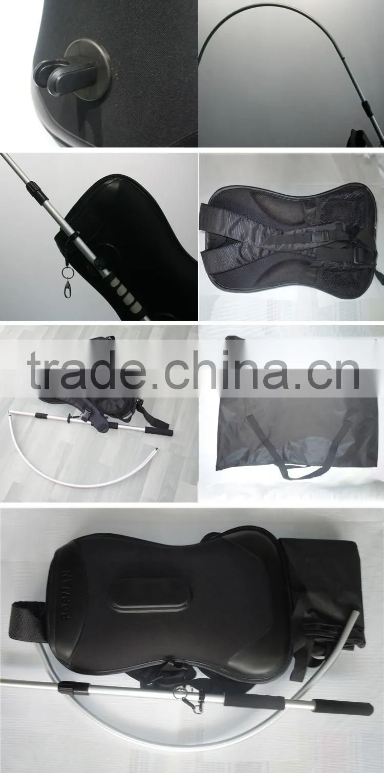 Mobile advertising outdoor teardrop backpack stand