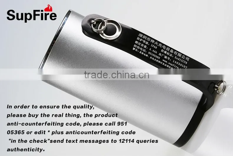 Led rechargeable powerful diving flashlight