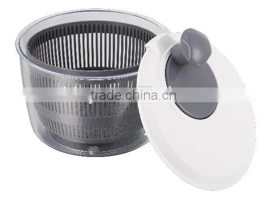 2016 BSCI Audit Factory Direct Sale Plastic Salad Spinner with Crank handle Plastic Salad Maker