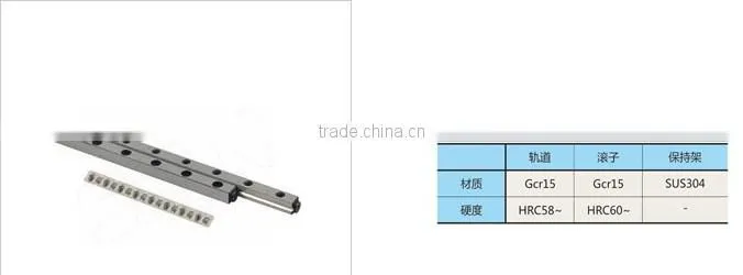 Crossed Roller Linear Guide Ways