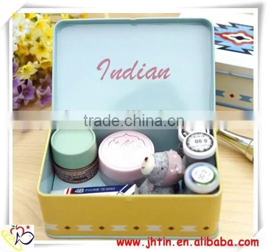 alibaba china rectangular tin storage box/large tin storage box