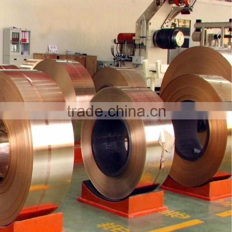 C1100 0.5mm t copper foil strips/coils for Electrical components making