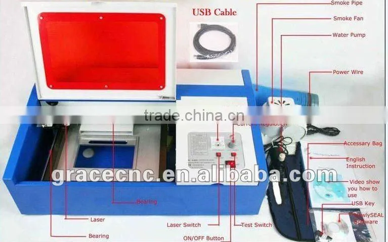 mini laser device laser stamp making machine G2010